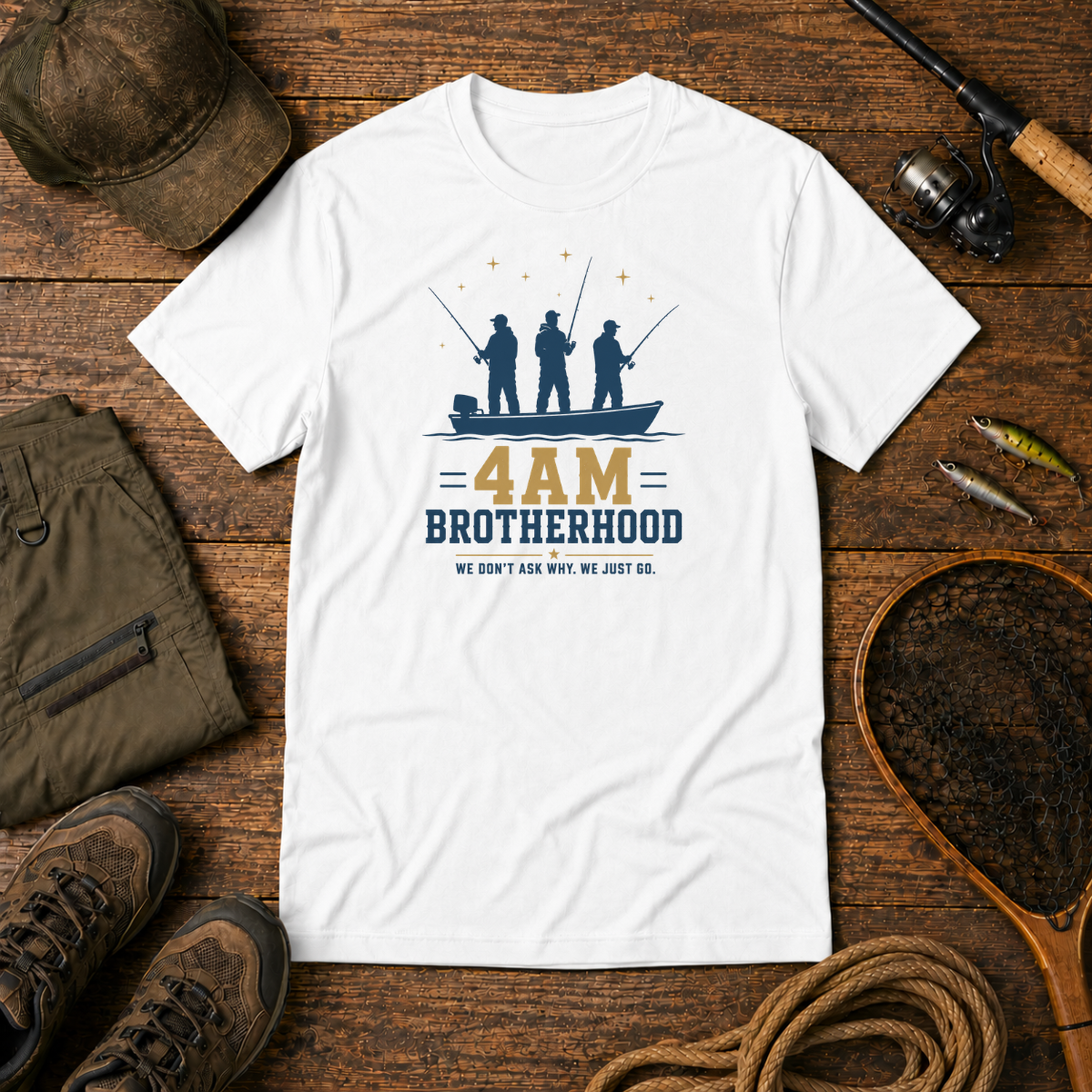 4AM Brotherhood — The Bite Club Fishing Tee
