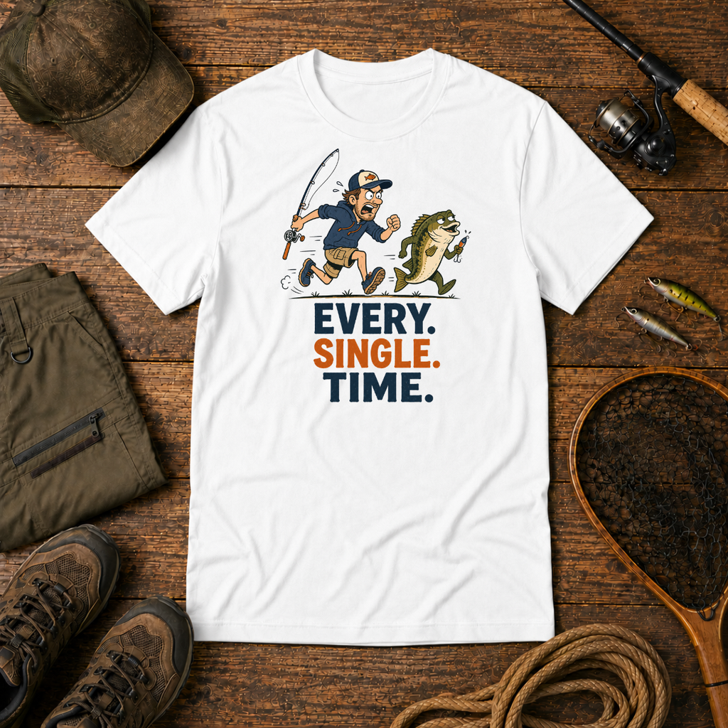Every Single Time — The Bite Club Fishing Tee
