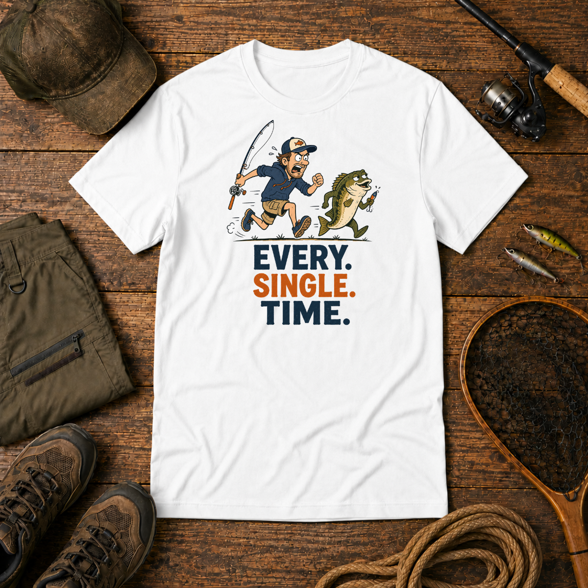 Every Single Time — The Bite Club Fishing Tee