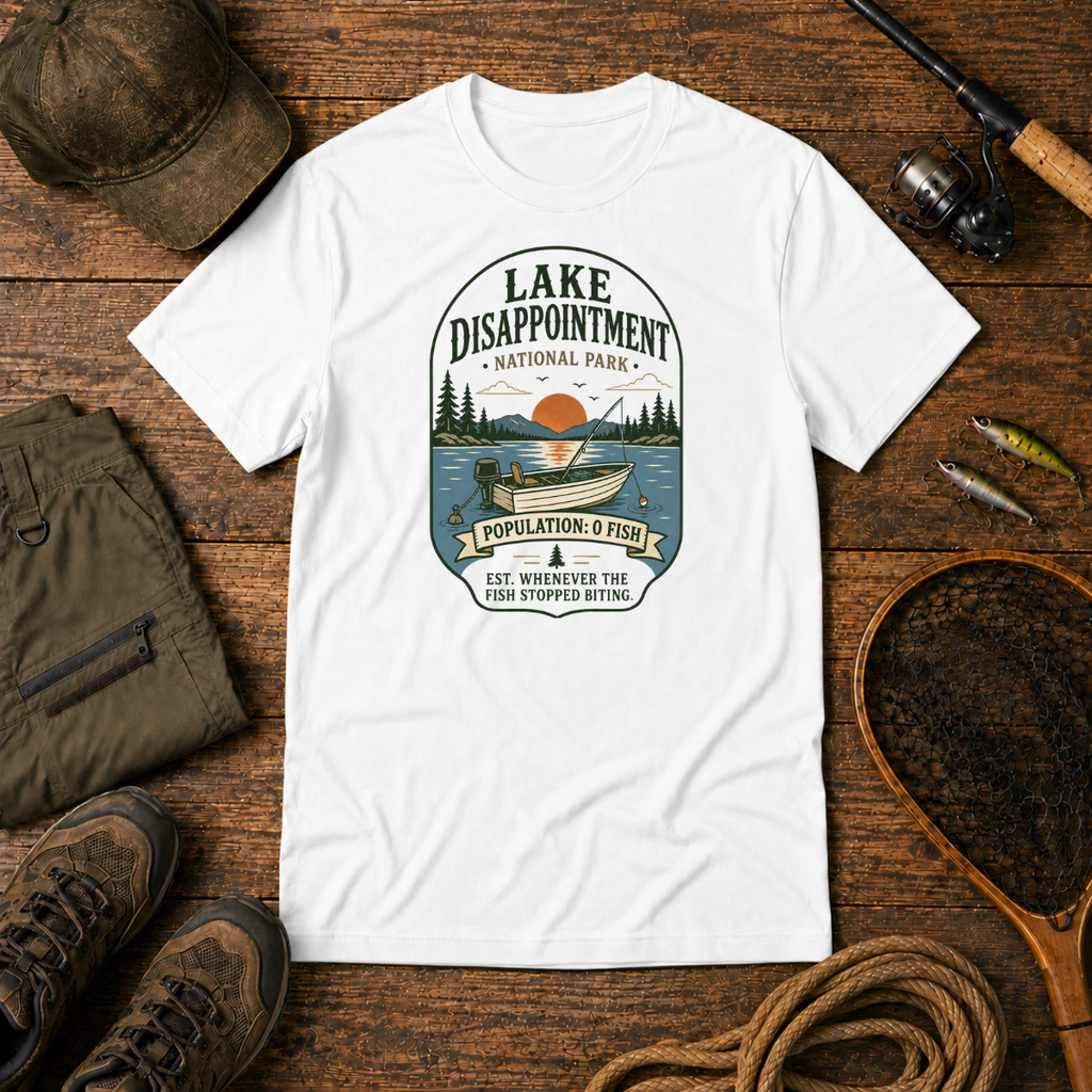 Lake Disappointment National Park — The Bite Club Fishing Tee