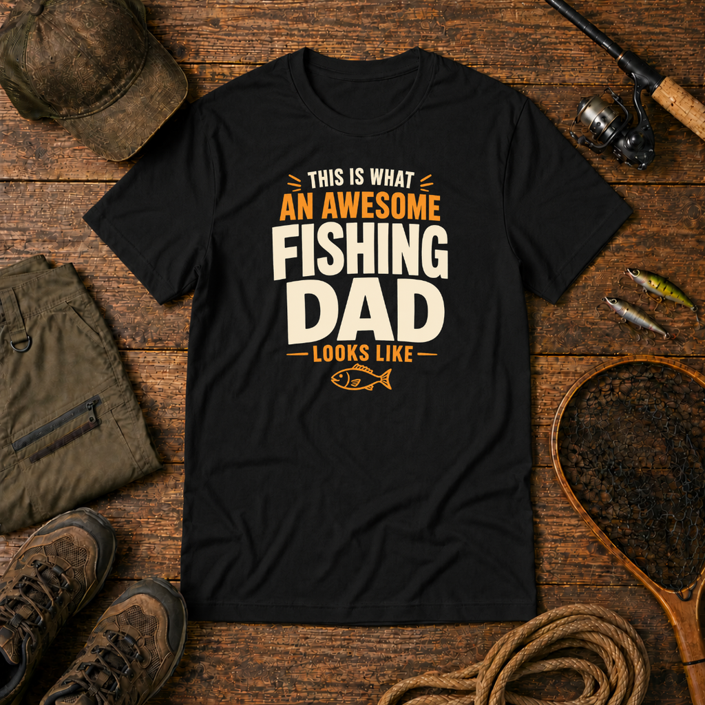 This Is What An Awesome Fishing Dad Looks Like — The Bite Club Fishing Tee