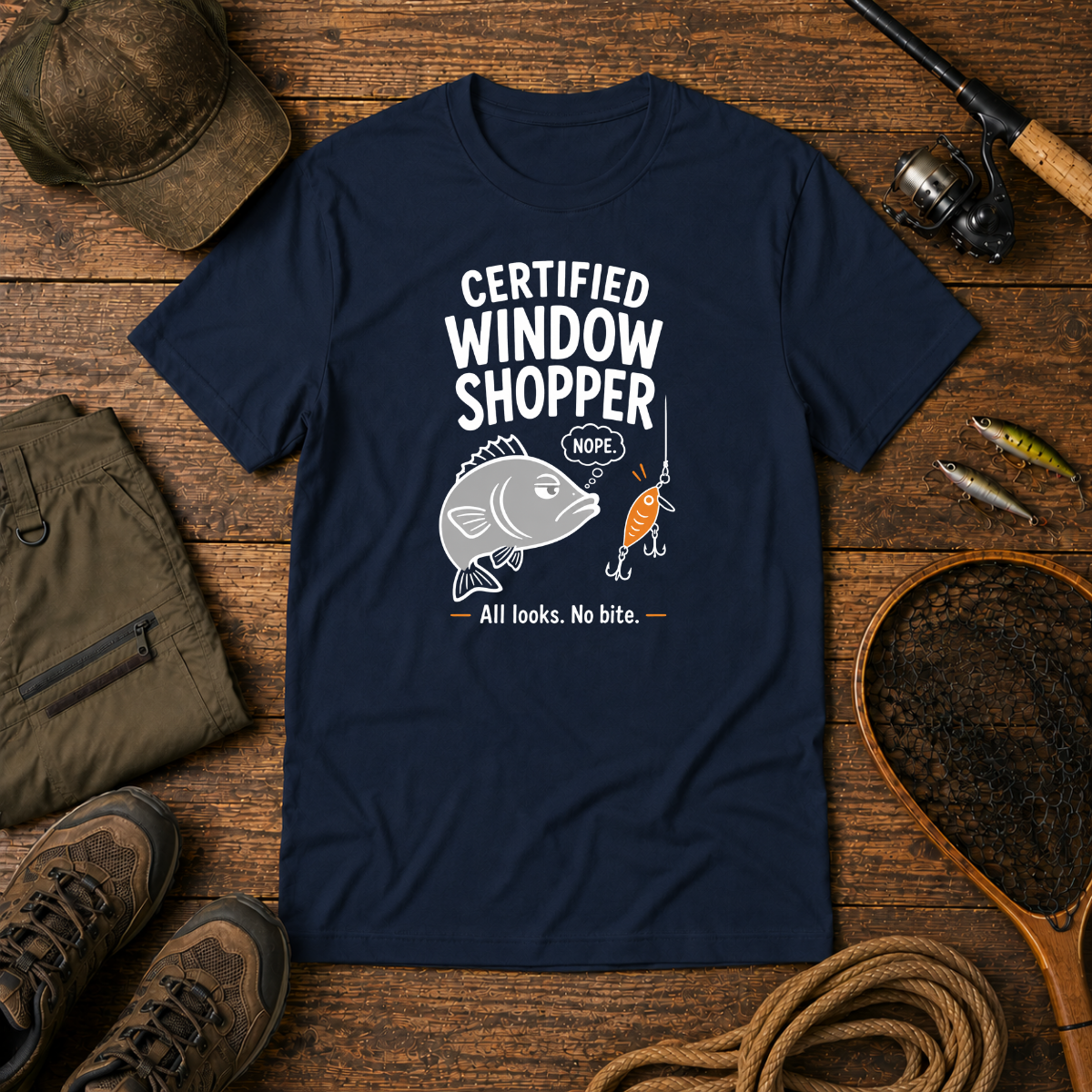 Certified Window Shopper — The Bite Club Fishing Tee