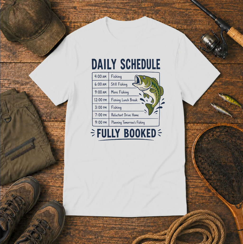 Fully Booked — The Bite Club Daily Schedule Tee