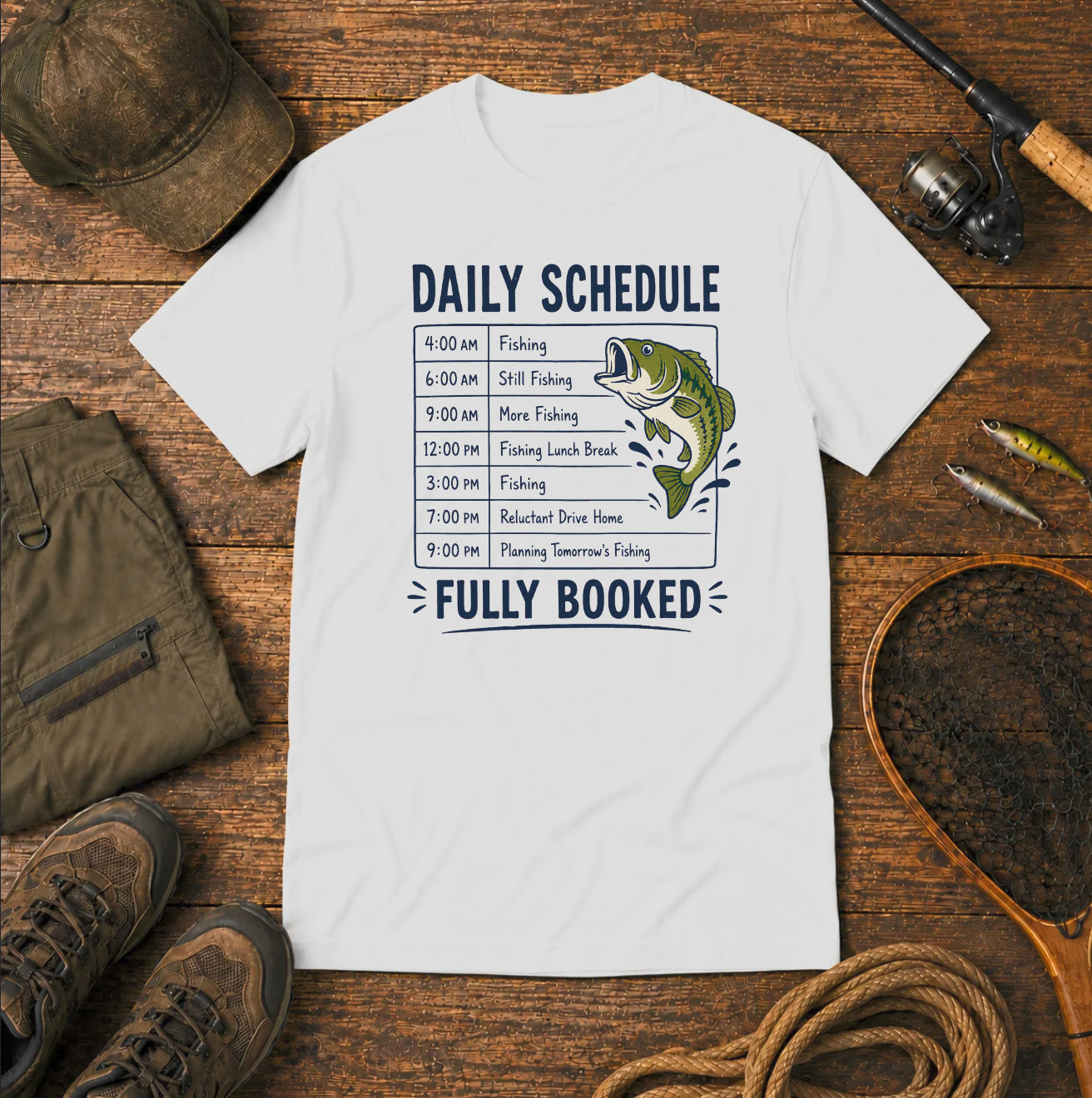 Fully Booked — The Bite Club Daily Schedule Tee