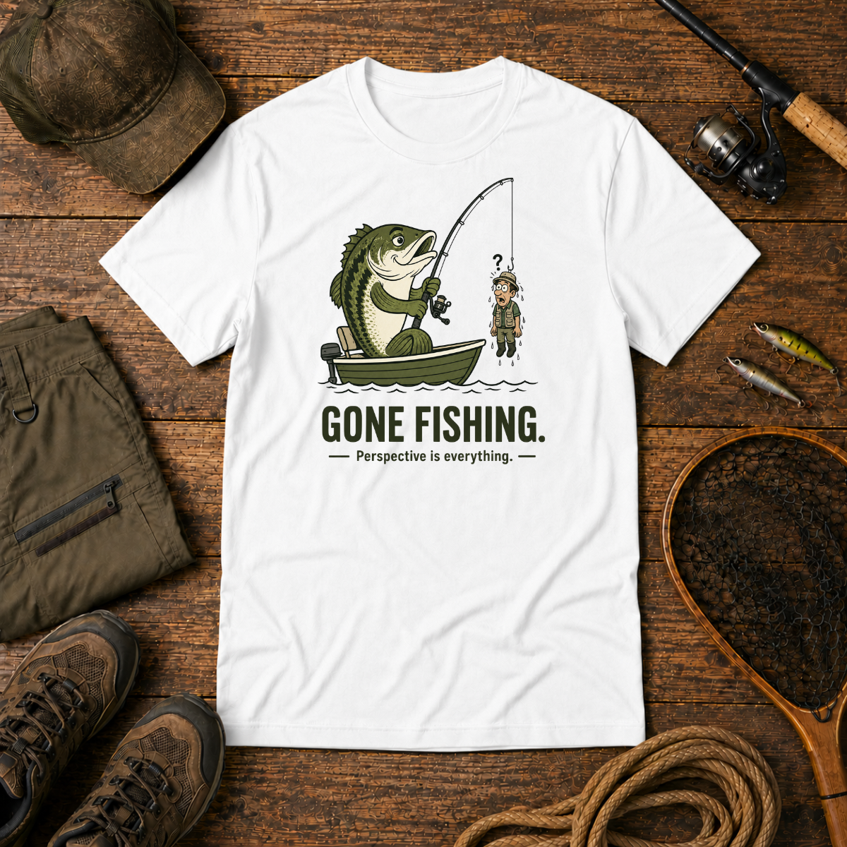 Gone Fishing — The Bite Club Role Reversal Tee
