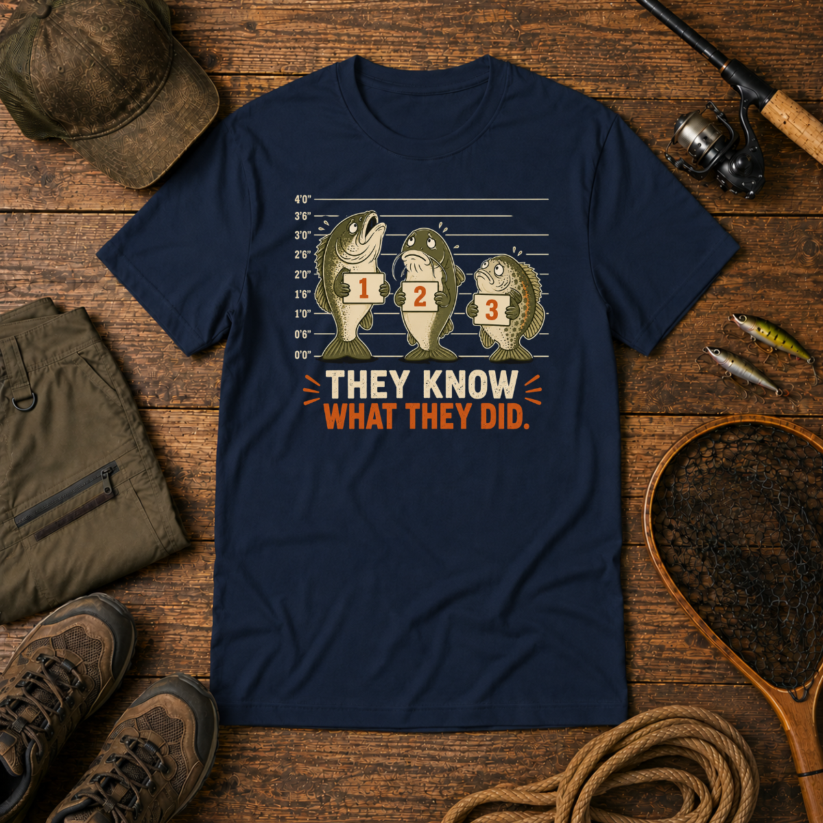They Know What They Did — The Bite Club Fishing Tee