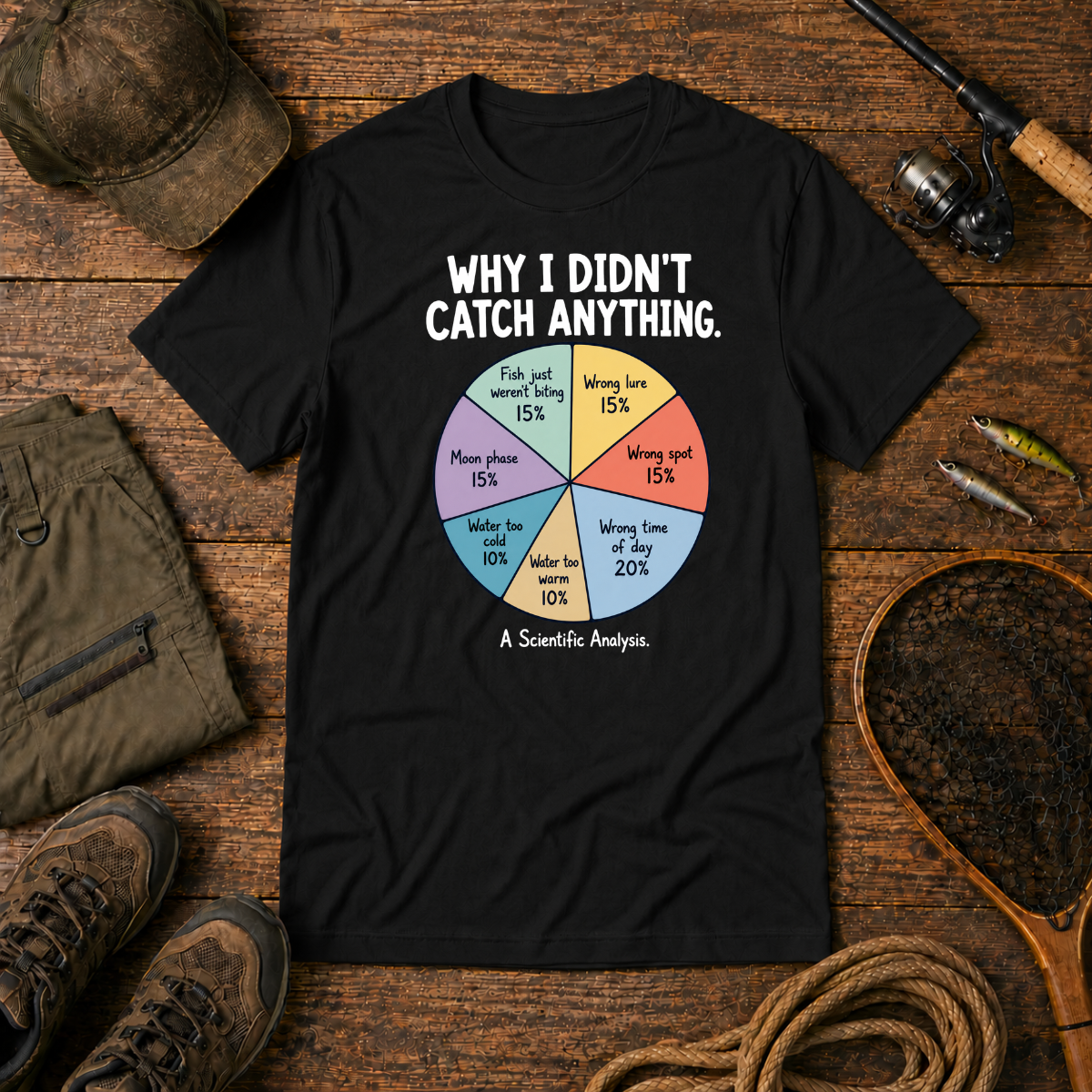 Why I Didn't Catch Anything — The Bite Club Fishing Tee